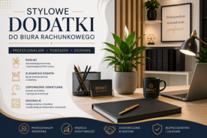 stylowe dodatki do biura rachunkowego
